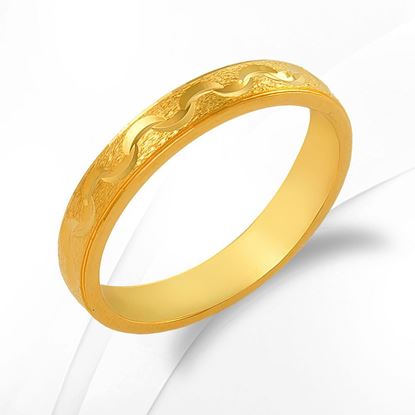 Picture of Mini Wave Vintage Band Gold Plated