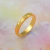 Picture of Simple Star Ring Band Gold Plated