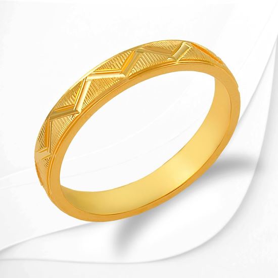 Picture of Gold Plated Ring Jewellery (Edisi Cincin Belah Rotan) (RG5068)
