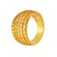 Picture of Classic Six Layered Ring Band Gold Plated