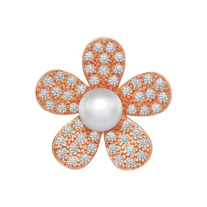 Picture of Rose Gold Plated Brooch Jewellery (KerongsangTurnera (Rose Gold)) (BH5043)