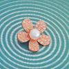 Picture of Rose Gold Plated Brooch Jewellery (KerongsangTurnera (Rose Gold)) (BH5043)