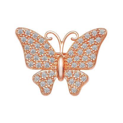 Picture of Rose Gold Plated Brooch Jewellery (Kerongsang Flutter (Rose Gold)) (BH5041)