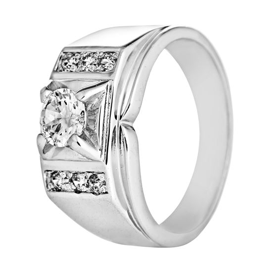 Picture of RHODIUM PLATED RING JEWELLERY (RG5120)