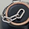 Picture of Chunky Paperclip Link Bracelet Rhodium Plated