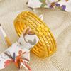 Picture of Multi Row Flower Ring Gold Plated