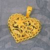 Picture of Filigree Flower Heart Pendant