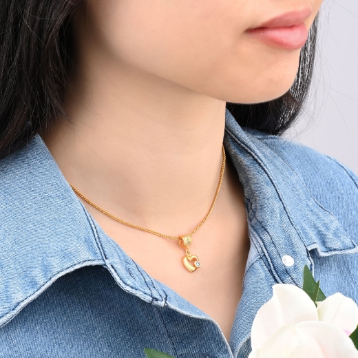 open heart pendant for women