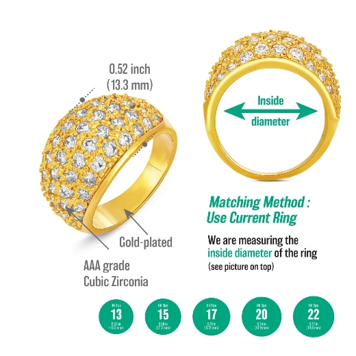 cincin dome measurement
