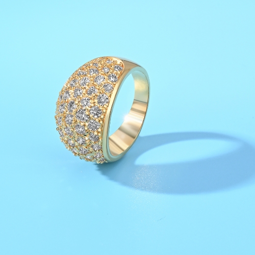 CZ Dome Signet Ring
