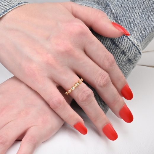 bead ring for women