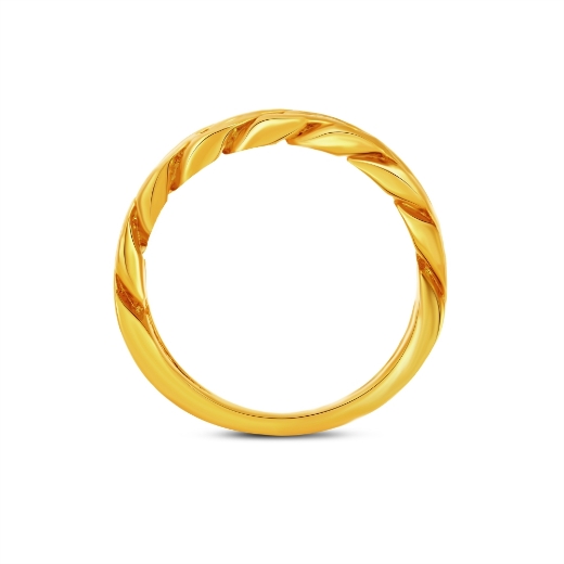 thick gold plated chain ring