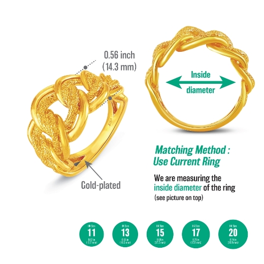 large chain ring measurement