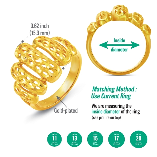 cincin pulut dakap bar measurement