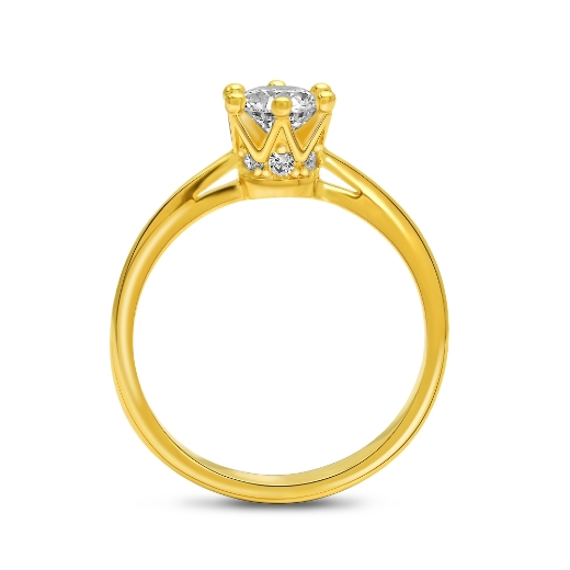Crown Gold Plated Ring