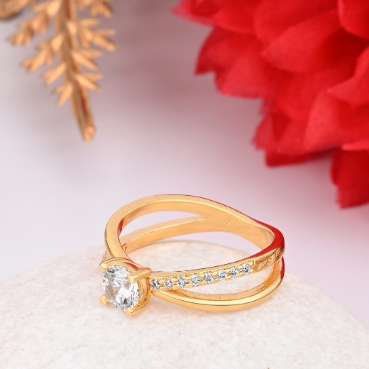 x solitaire ring