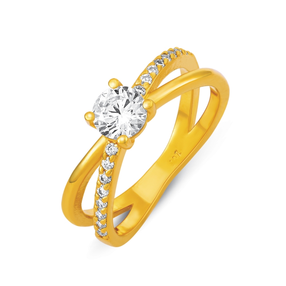twisted engagement rings for women