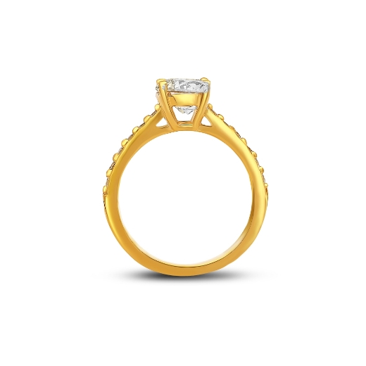 cz solitaire ring