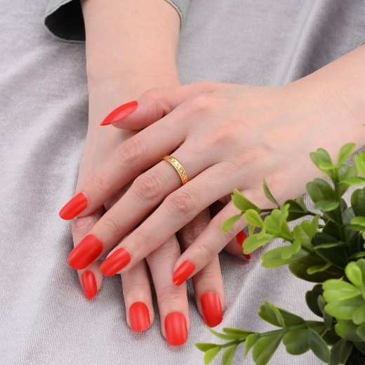 textured ring for women