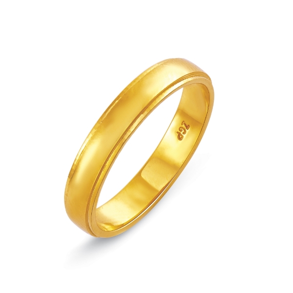 Show details for Classic Bold Ring Band Gold Plated Classic Bold Ring Band