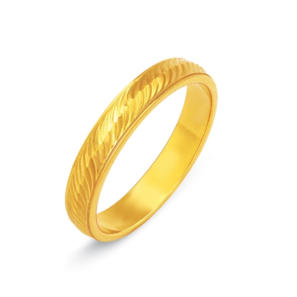 Show details for Full Swirl Ring Band Gold Plated Full Swirl Ring Band