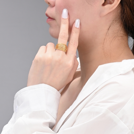 layered ring for girls