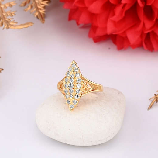 cz diamond signet ring