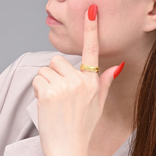 simple star ring for women