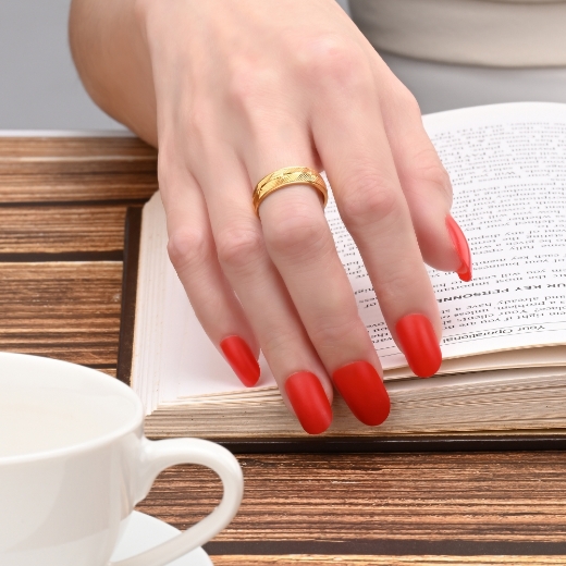 simple star ring for men