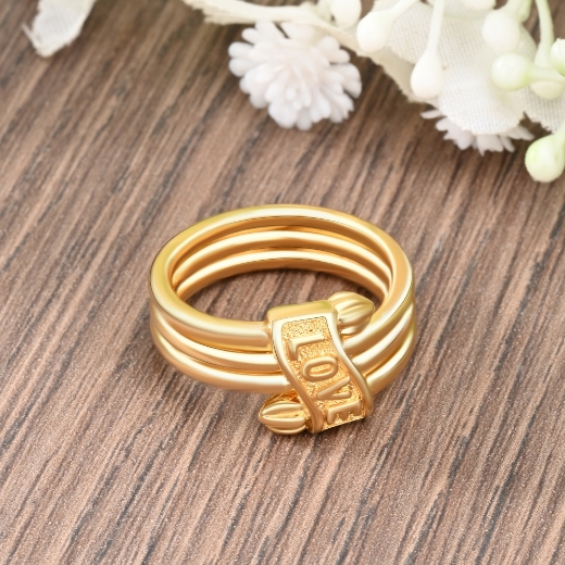 Love Spiral Coil Wrap Ring