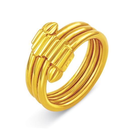 Simple Layered Coil Ring