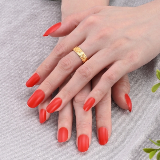 textured ring for women