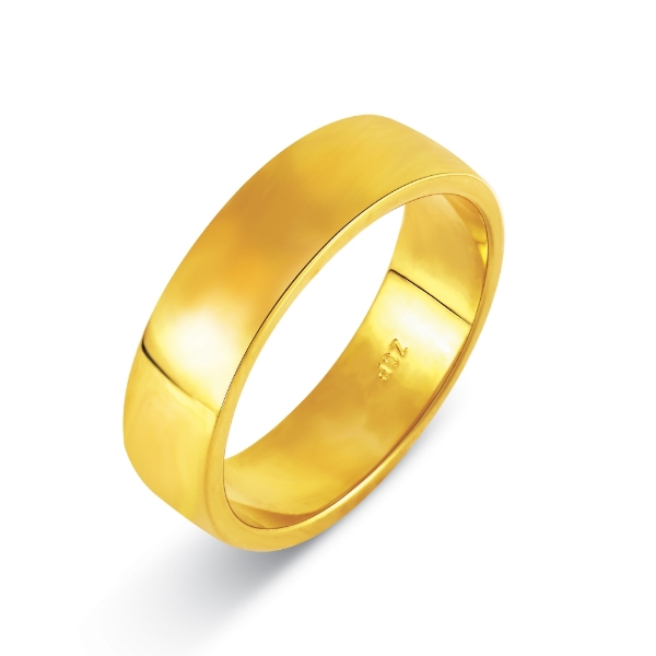 Show details for Classic Wide Gold Plated Band Classic Wide Band