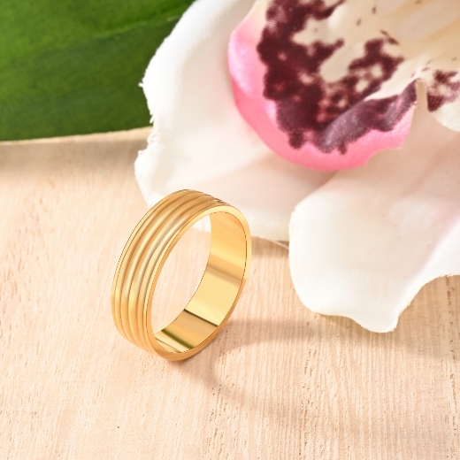 gold plated multi layer ring