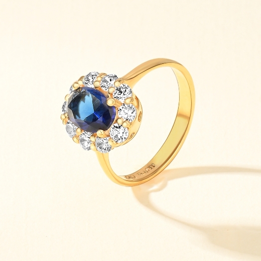 blue halo ring