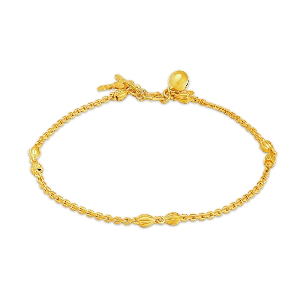 Show details for Key Cable Chain Anklet Gold plated Key Anklet Cable Chain