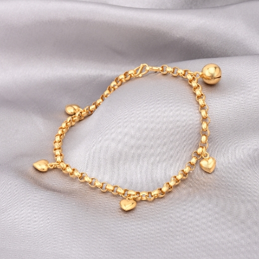 heart anklet for girls