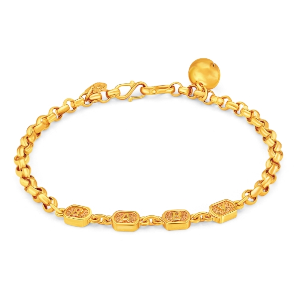 Show details for Baby Chain Anklet Gold Plated with Bell for Kids Baby Chain Anklet Kids