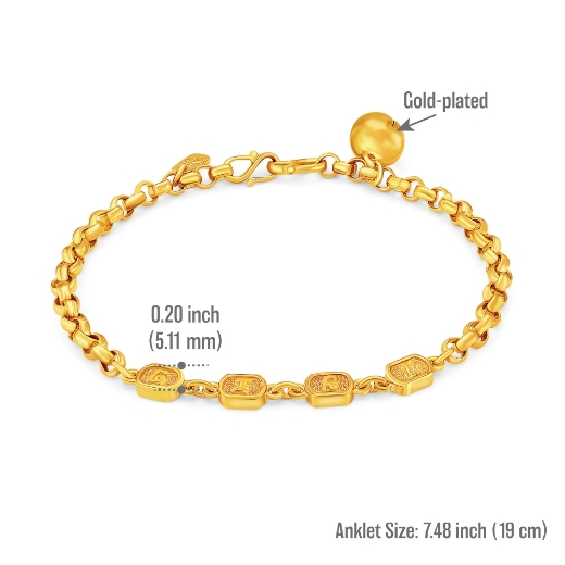 girl anklet measurement