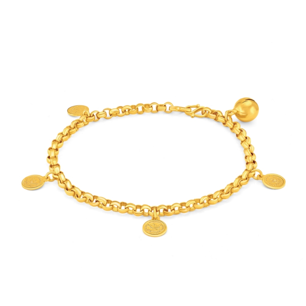 Medallion Coin Anklet Kids