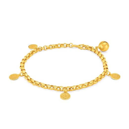Medallion Coin Anklet Kids