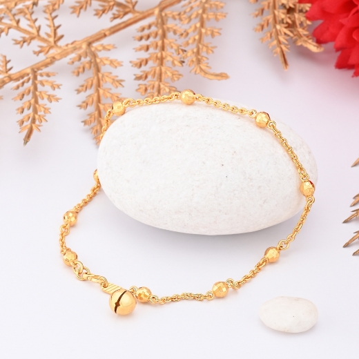 simple bead anklet