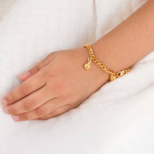 heart bracelet for baby girl