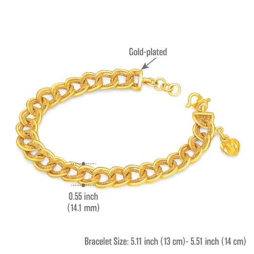 kid double link bracelet measurement