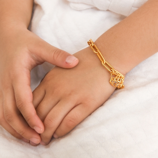kids paperclip bracelet