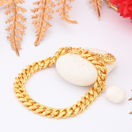 heart cuban chain bracelet