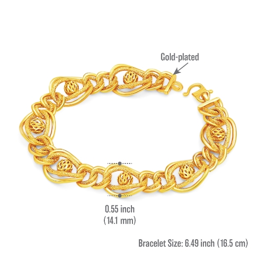 thick coco bola bracelet measurement 16.5cm