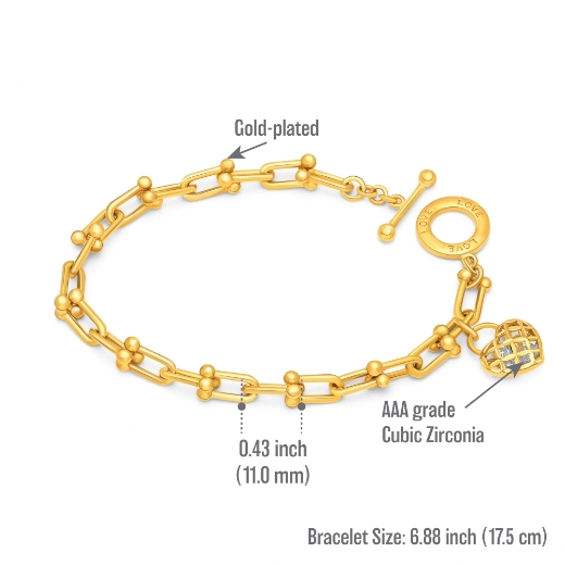 gelang u link measurement 17.5cm