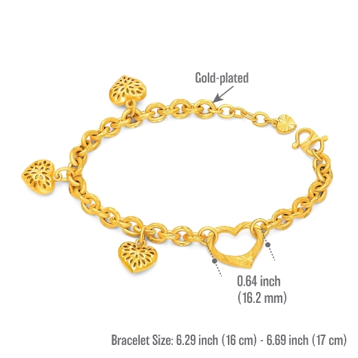 gelang heart measurement 17cm