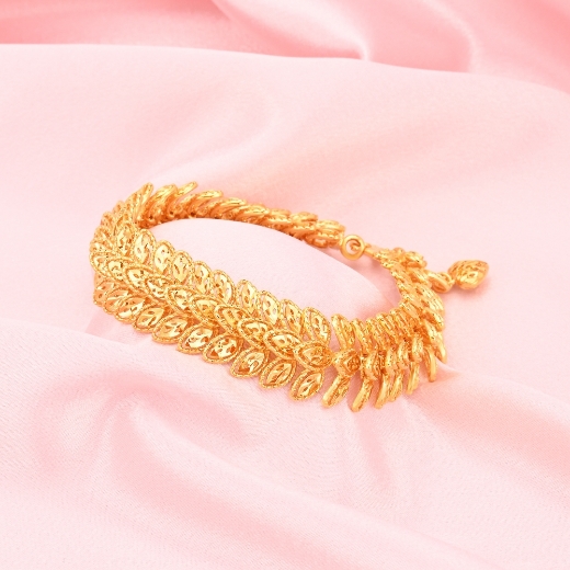 small ketum gold plated bracelet